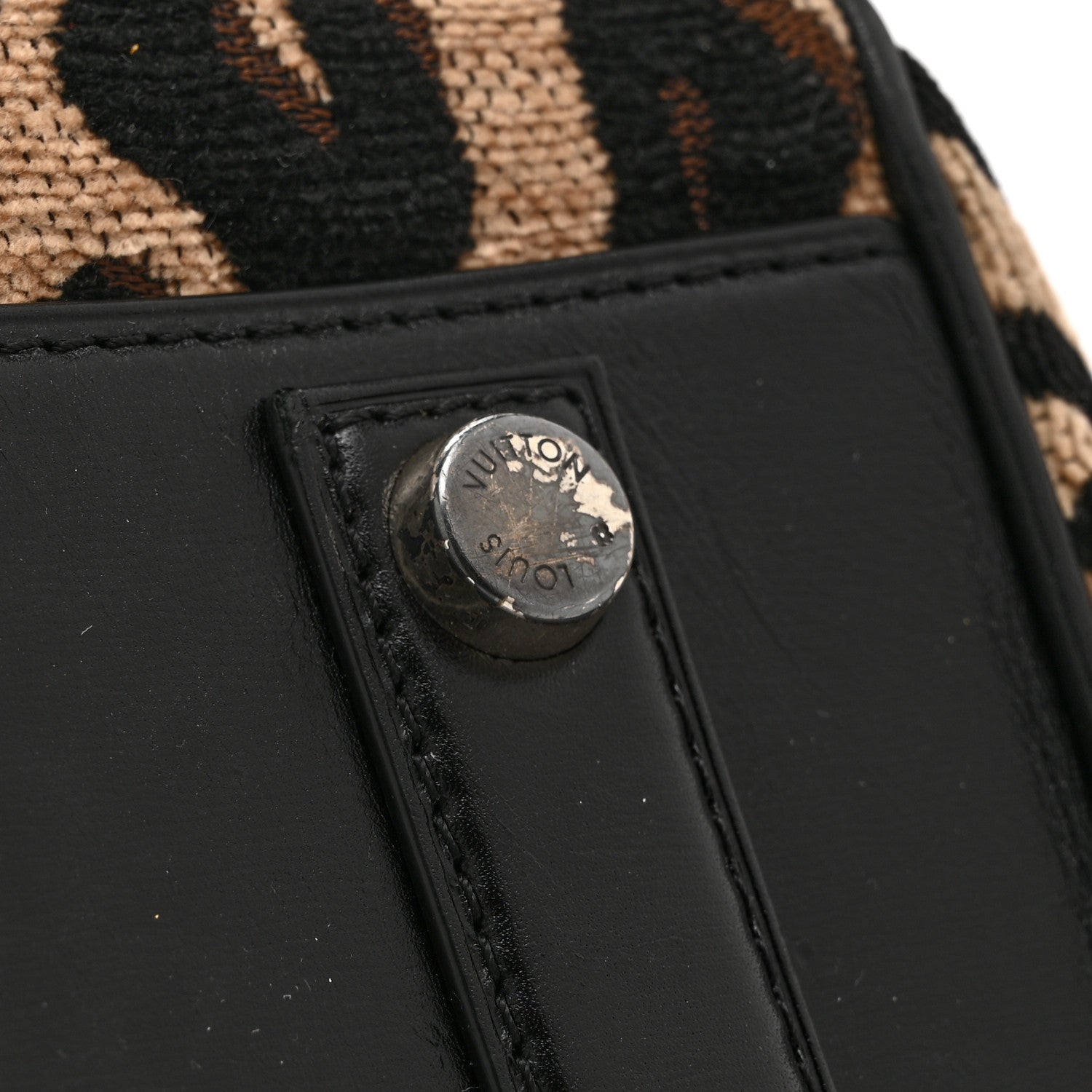 Louis Vuitton Jacquard Velvet Leopard Print Stephen Sprouse Speedy 13 of 14