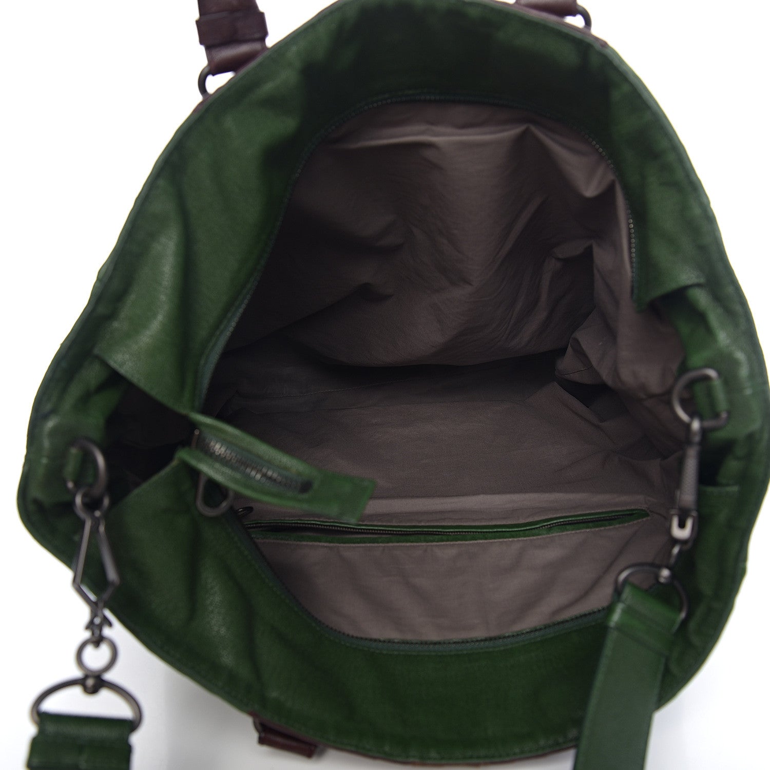 Bottega Veneta Goatskin Intrecciato Tote Green 4 of 8