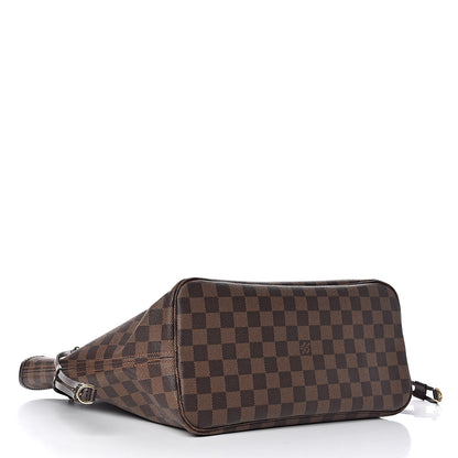 Louis Vuitton Damier Ebene Neo Neverfull MM Rose Ballerine 4 of 14