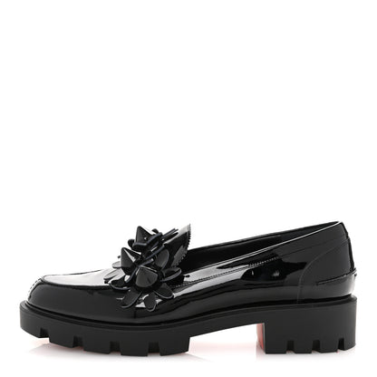 Christian Louboutin Patent Daisy Loafers 41 Black 1 of 10