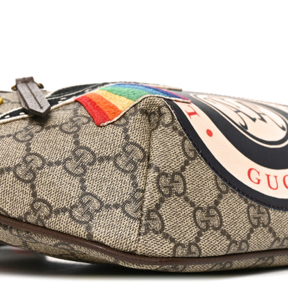 Gucci GG Supreme Monogram Courrier Belt Bag Beige New Acero 9 of 10