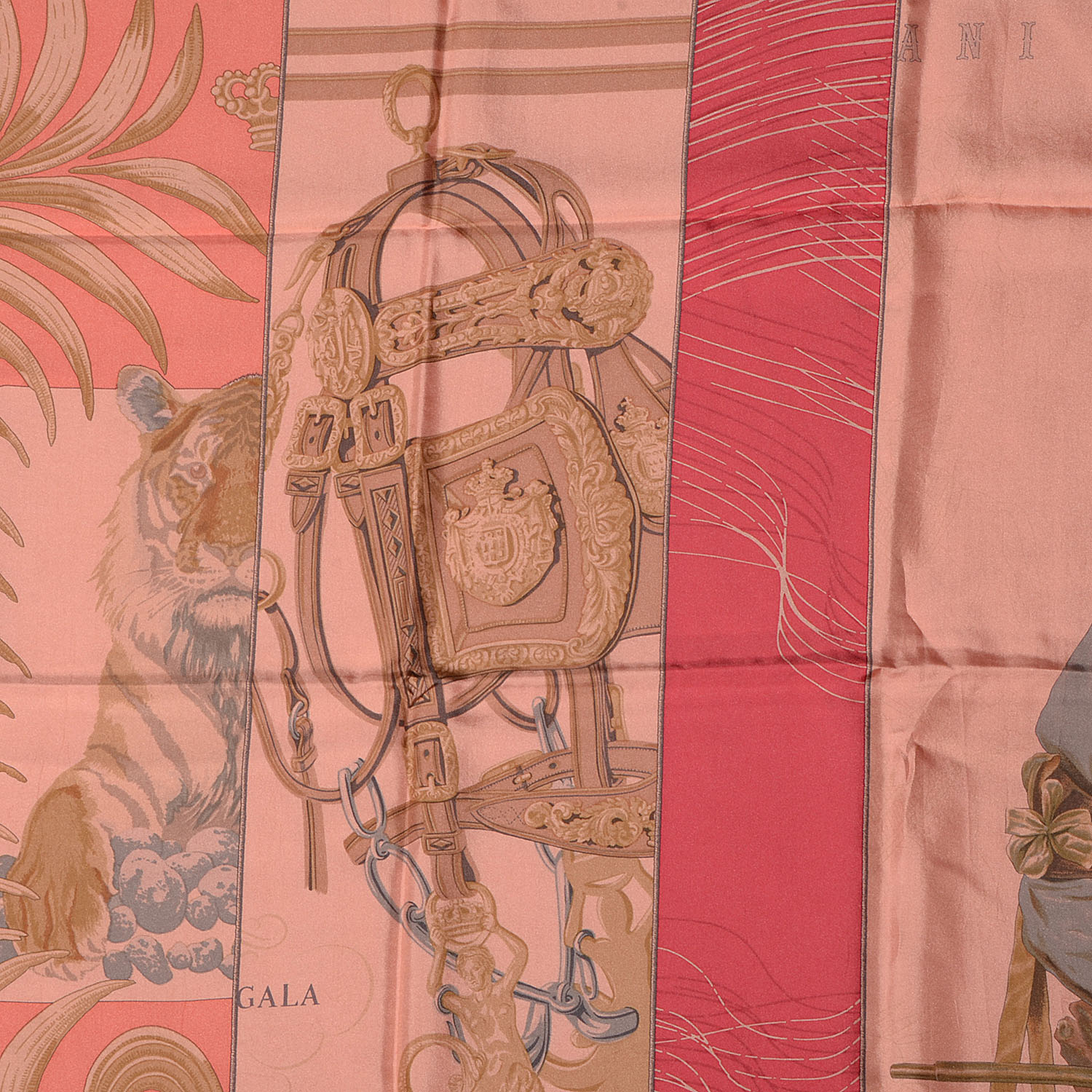Hermes Silk Dip Dye Carre en Carres Scarf 90 1 of 7