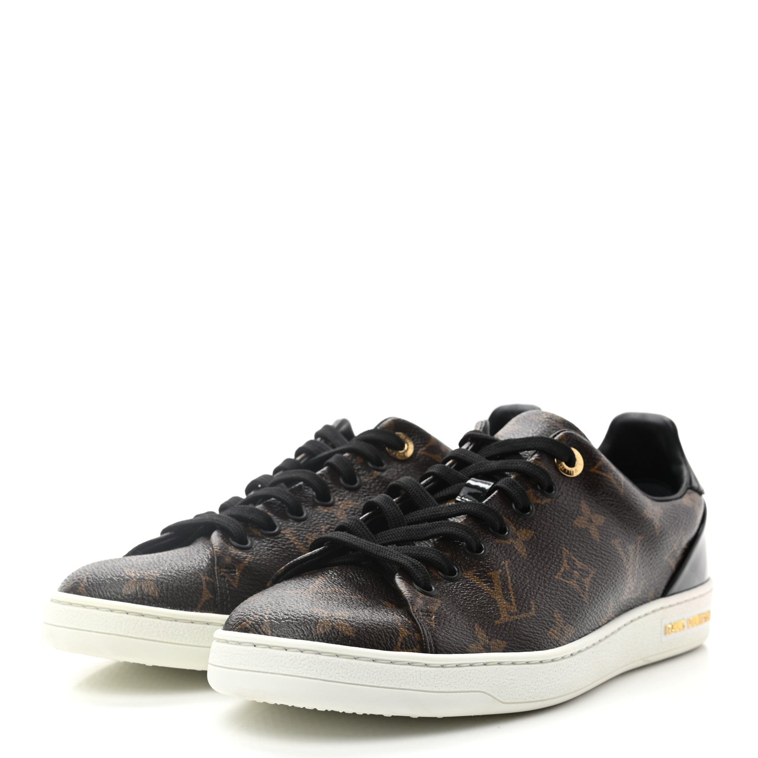 Louis Vuitton Patent Monogram Frontrow Sneakers 40 3 of 8