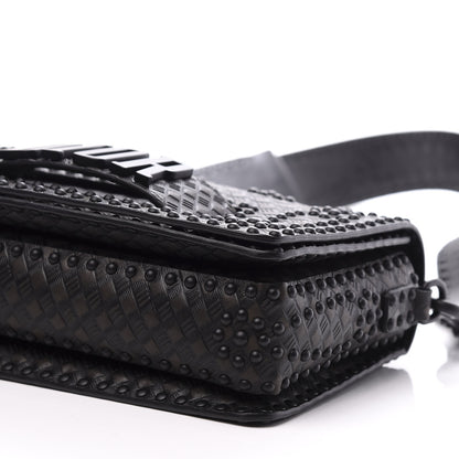 Christian Dior Calfskin Studded Dio(r)evolution Flap Bag Black 8 of 9
