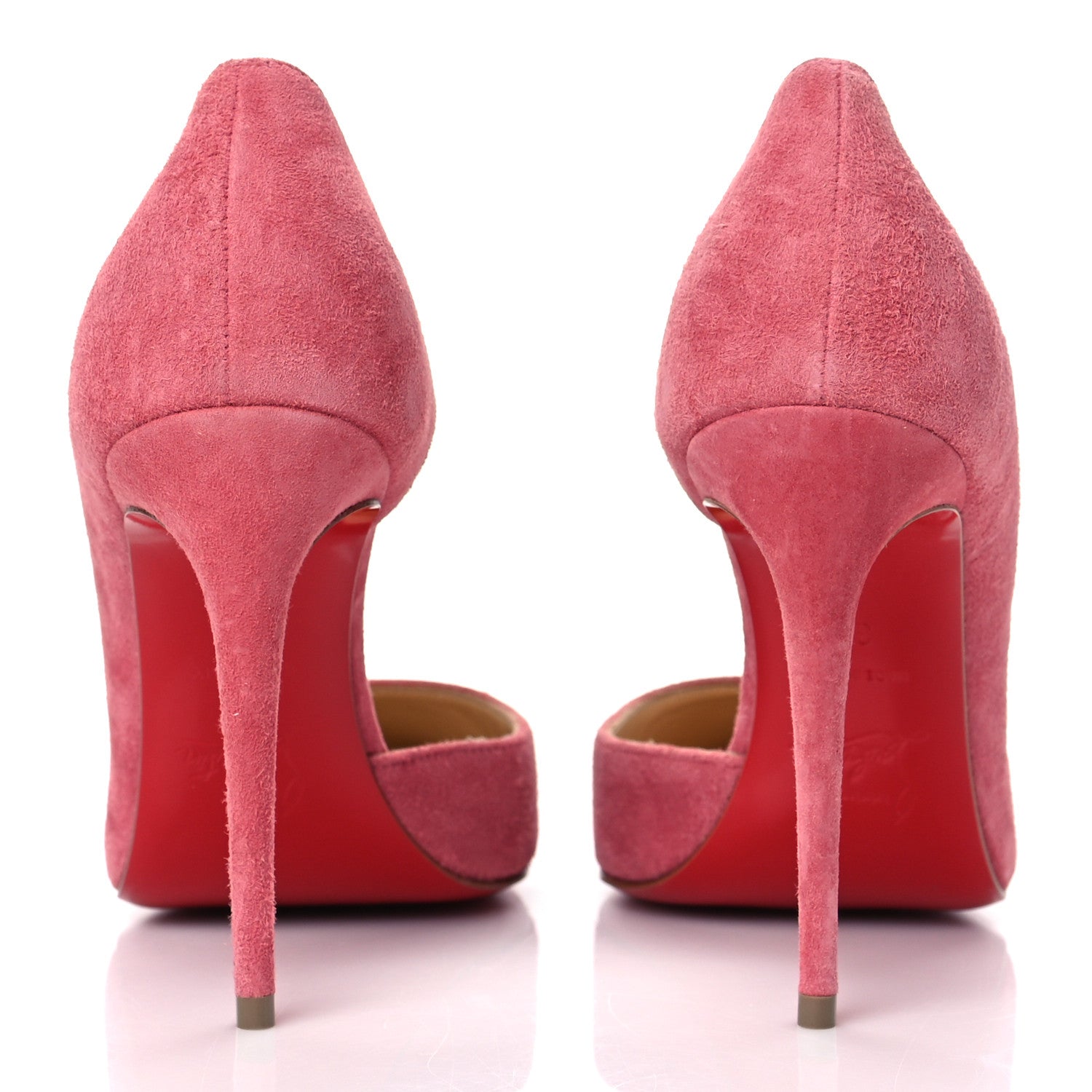 Christian Louboutin Veau Velour Iriza 100 Pumps 34 Milady 5 of 9