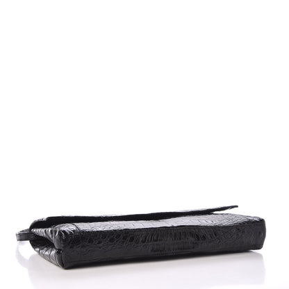 Nancy Gonzalez Crocodile Gotham Clutch Black 4 of 7