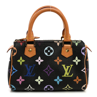 Louis Vuitton Monogram Multicolor Mini Sac HL Speedy Black 1 of 8