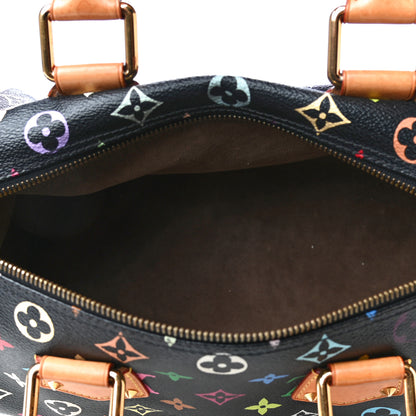 Louis Vuitton Monogram Multicolor Speedy 30 Black 4 of 4