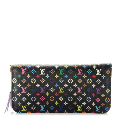 Louis Vuitton Monogram Multicolor Insolite Wallet Black Violet 1 of 6