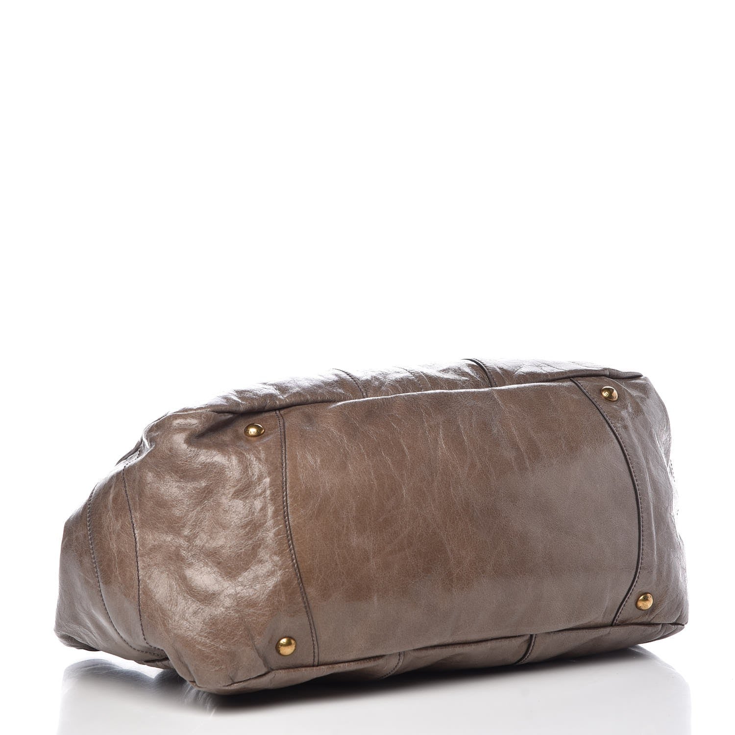 Prada Vitello Shine Chain Tote Argilla 4 of 8