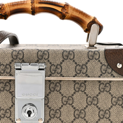 Gucci GG Supreme Monogram Globe-Trotter Beauty Case Brown 8 of 15