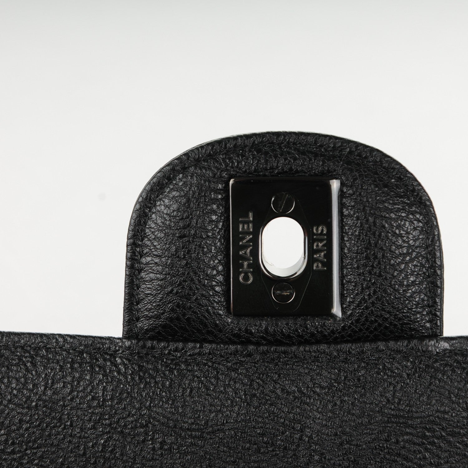 Chanel Calfskin Quilted Mini Rectangular Flap So Black 6 of 8