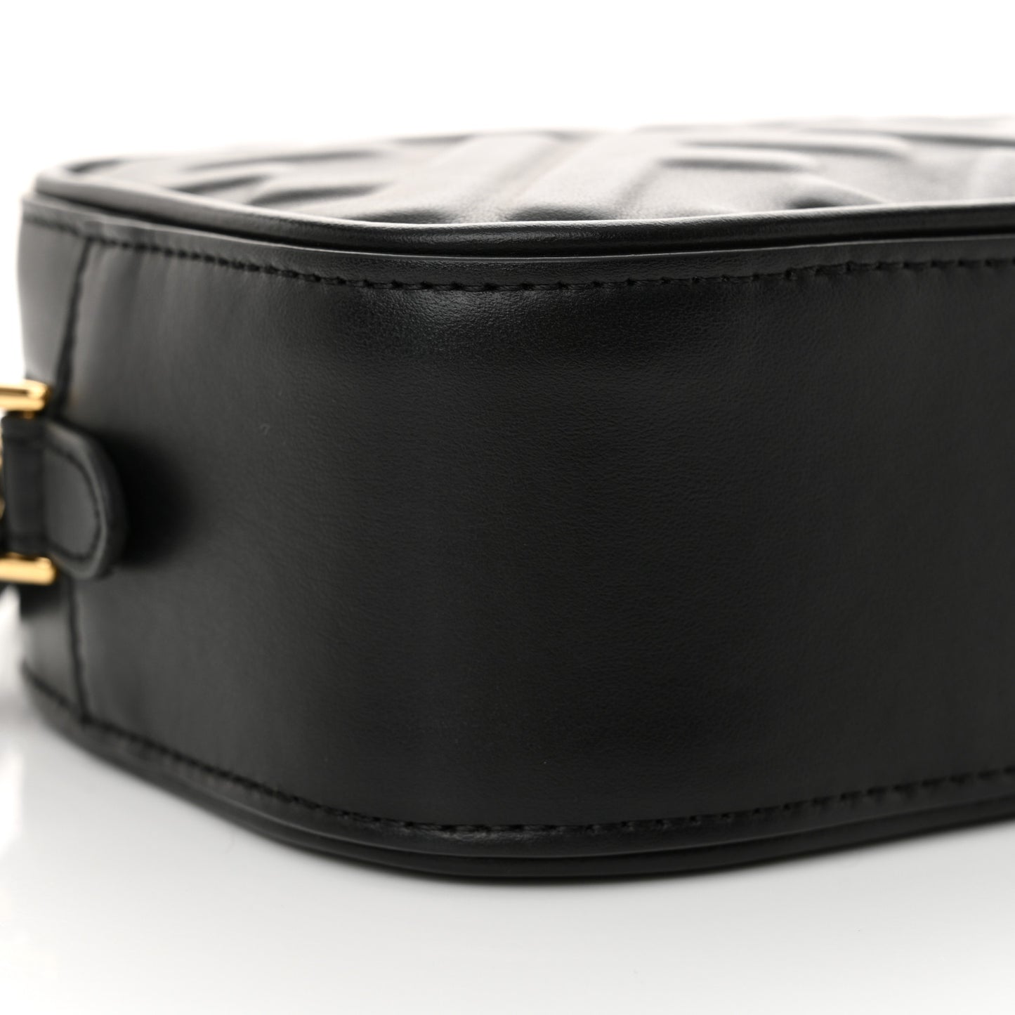 Vitello Epoque FF Embossed Camera Case Black