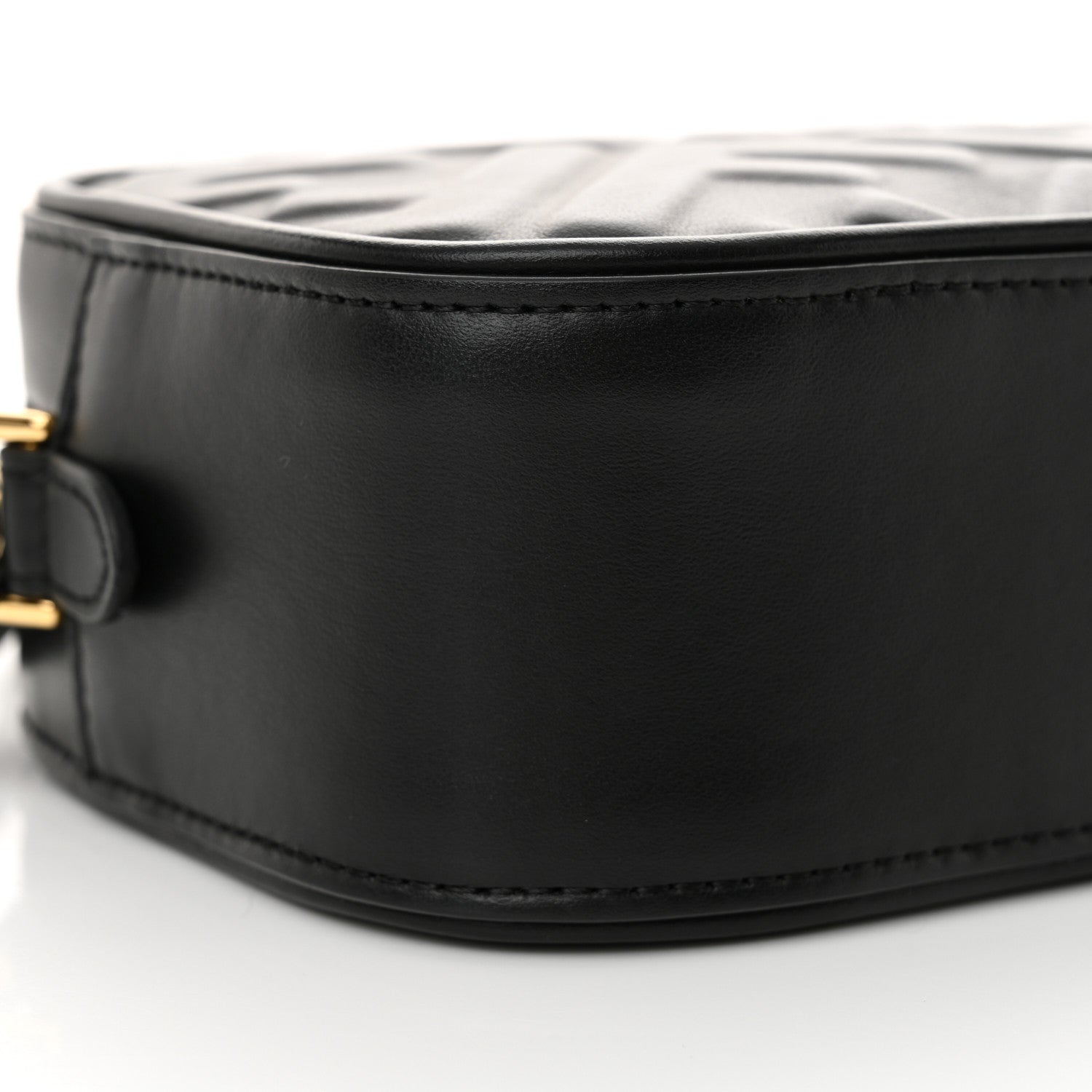 Fendi Vitello Epoque FF Embossed Camera Case Black 8 of 10