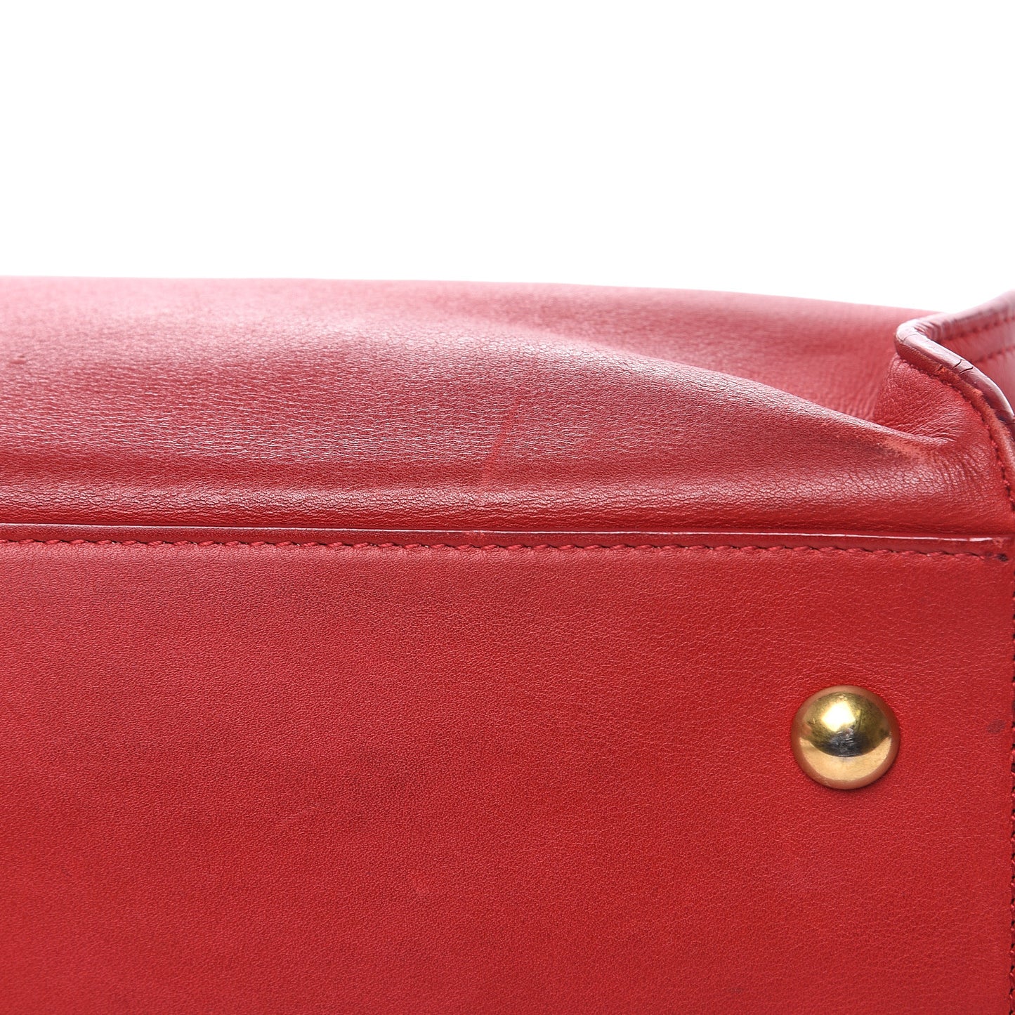 Calfskin Small Classic Y Cabas Rouge Orient