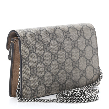 Gucci GG Supreme Monogram Super Mini Dionysus Shoulder Bag Taupe 3 of 8