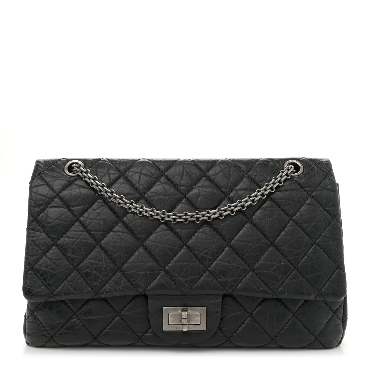 Chanel Aged Calfskin Quilted 2.55 Reissue 227 Flap Black 1 of 11