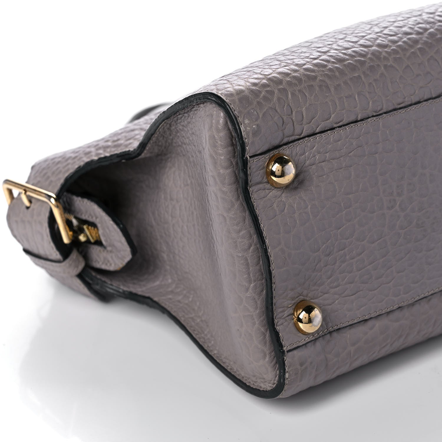 Burberry Signature Grain Medium Clifton Bag Grey 7 of 9
