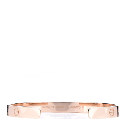 Cartier 18K Pink Gold LOVE Cuff Bracelet 18 3 of 5