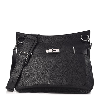 Hermes Taurillon Clemence Jypsiere 34 Black 1 of 7