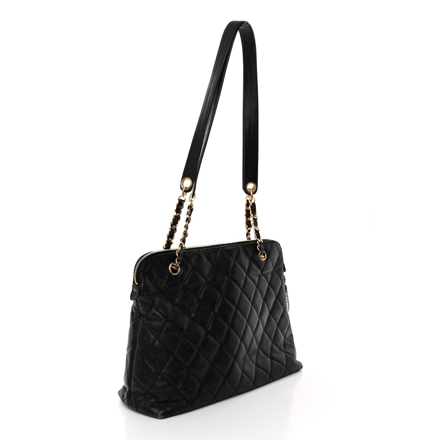 Chanel Caviar Quilted Flap Shoulder Bag Black 3 of 12