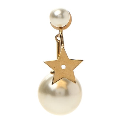Christian Dior Pearl My ABCDior Tribales Etoile Earring Gold 1 of 5