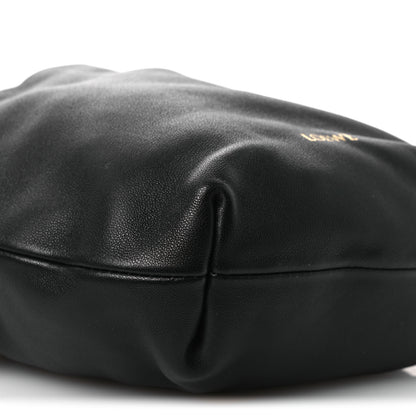 Loewe Mellow Nappa Donut Chain Mini Flamenco Knot Clutch Black 9 of 10