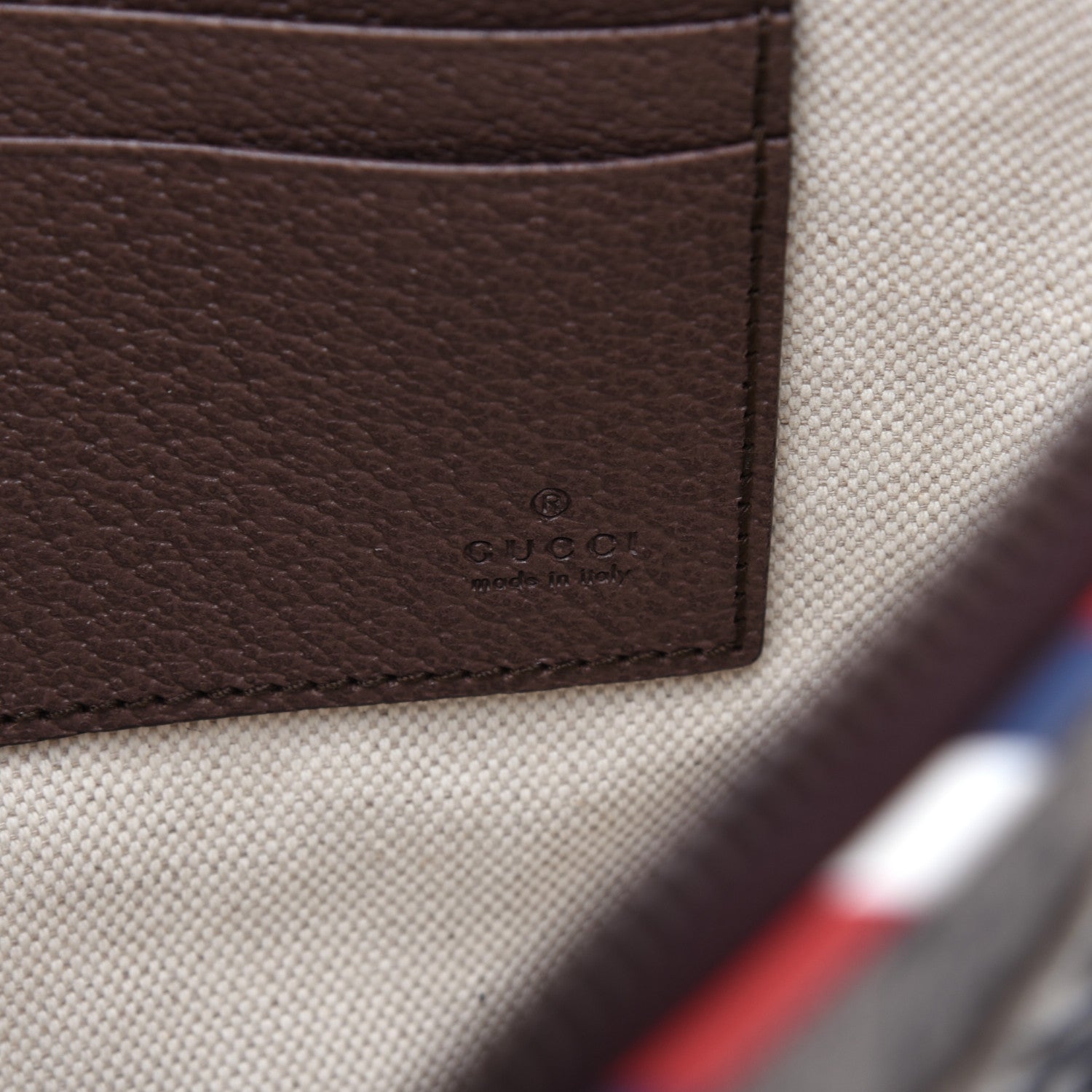 Gucci GG Supreme Monogram Courrier Documents Holder Beige New Acero 9 of 15