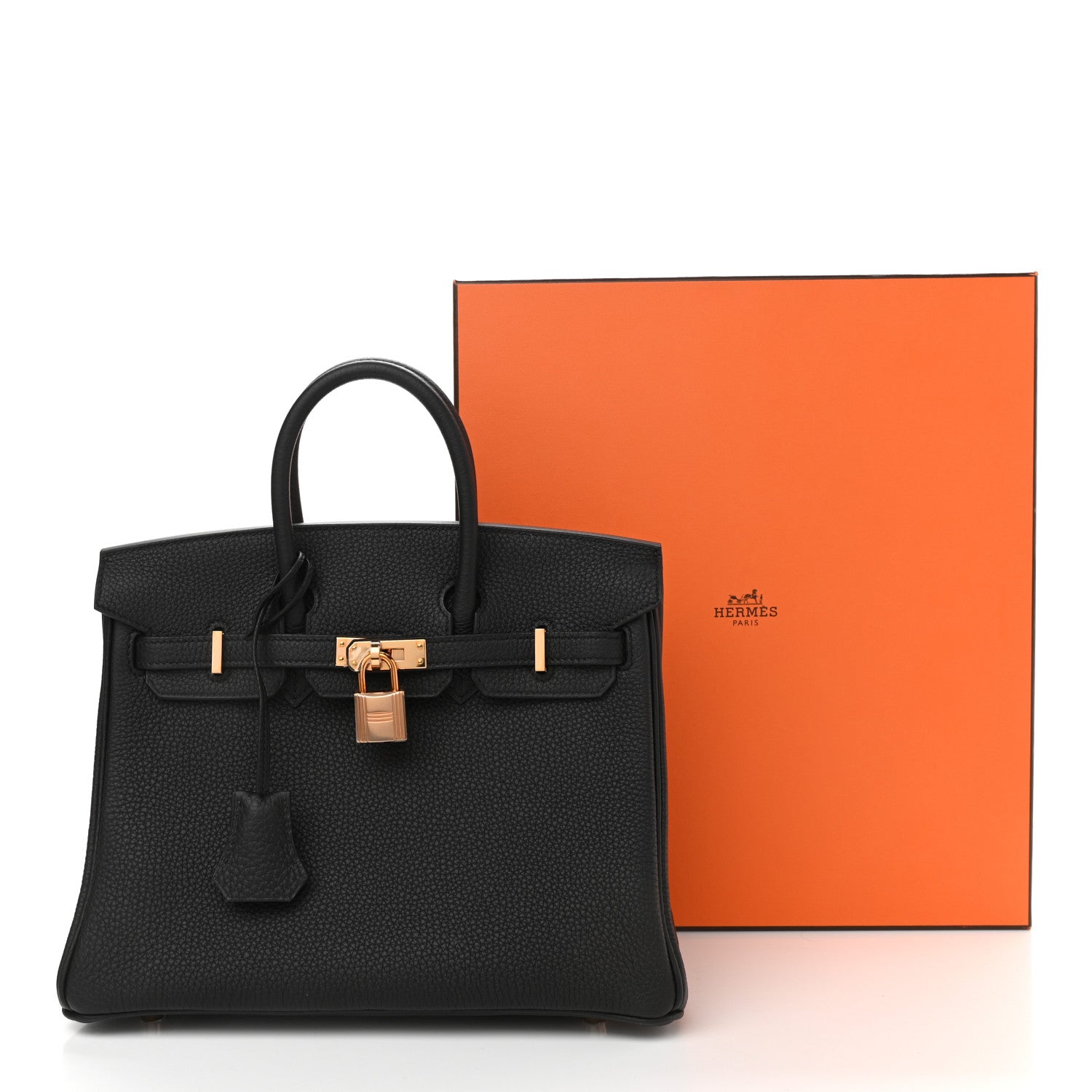 Hermes Togo Birkin 25 Black 11 of 11
