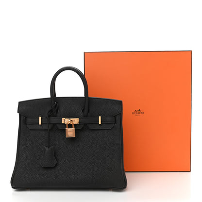 Hermes Togo Birkin 25 Black 11 of 11
