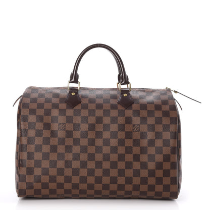 Louis Vuitton Damier Ebene Speedy 35 1 of 9