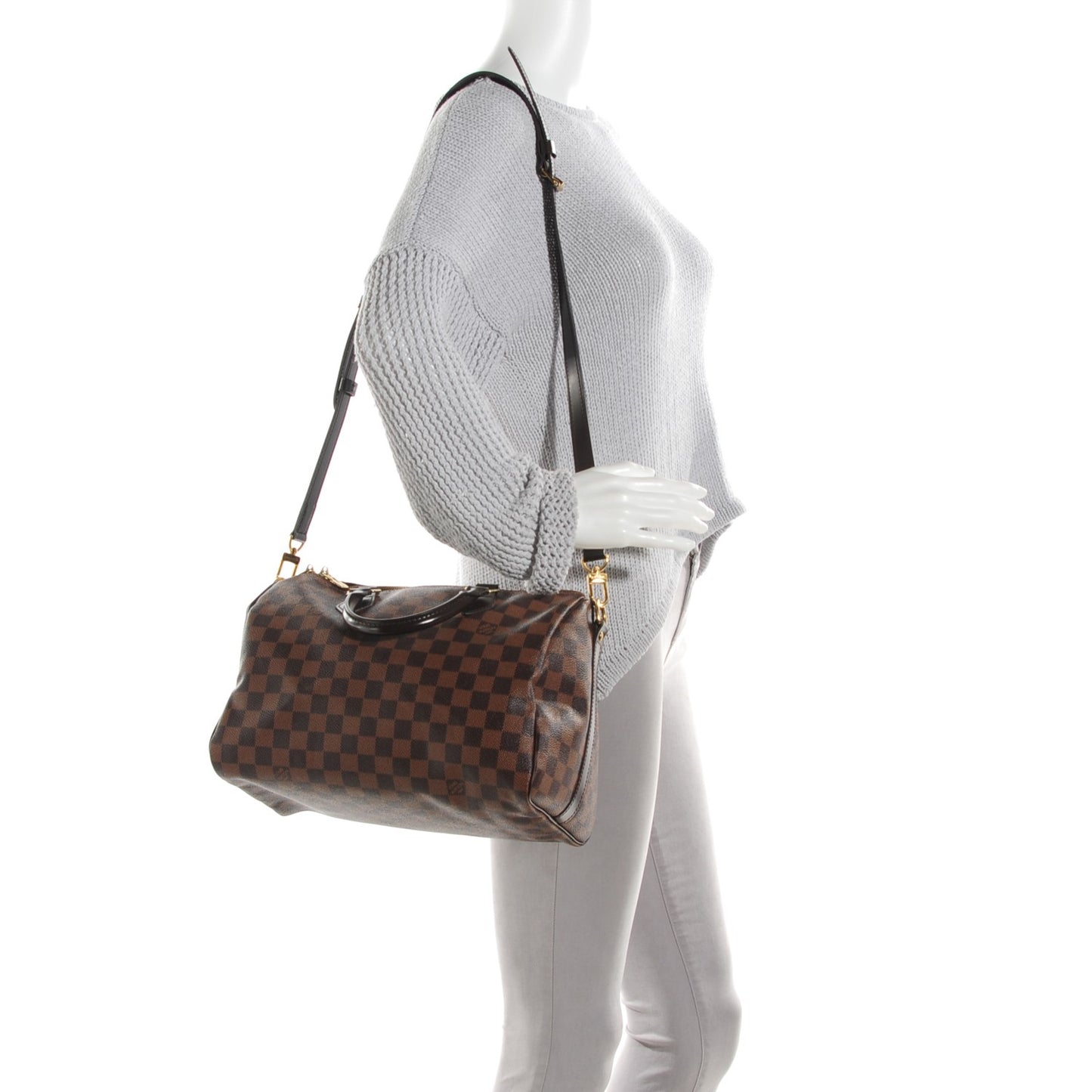 Damier Ebene Speedy Bandouliere 30