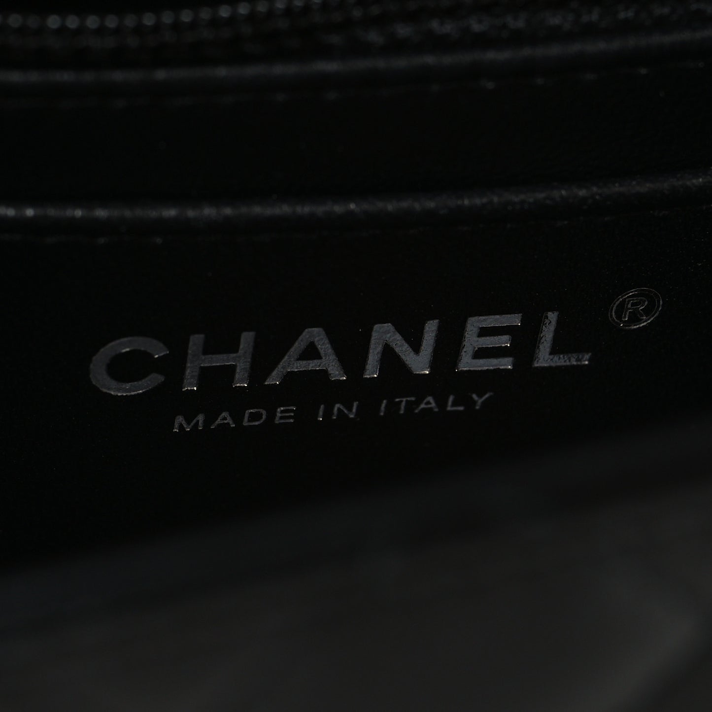 Lambskin Quilted Mini Square Flap Black