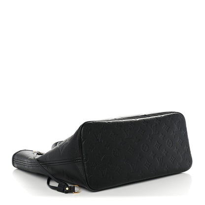 Louis Vuitton Empreinte Monogram Giant Neverfull MM Black 4 of 10