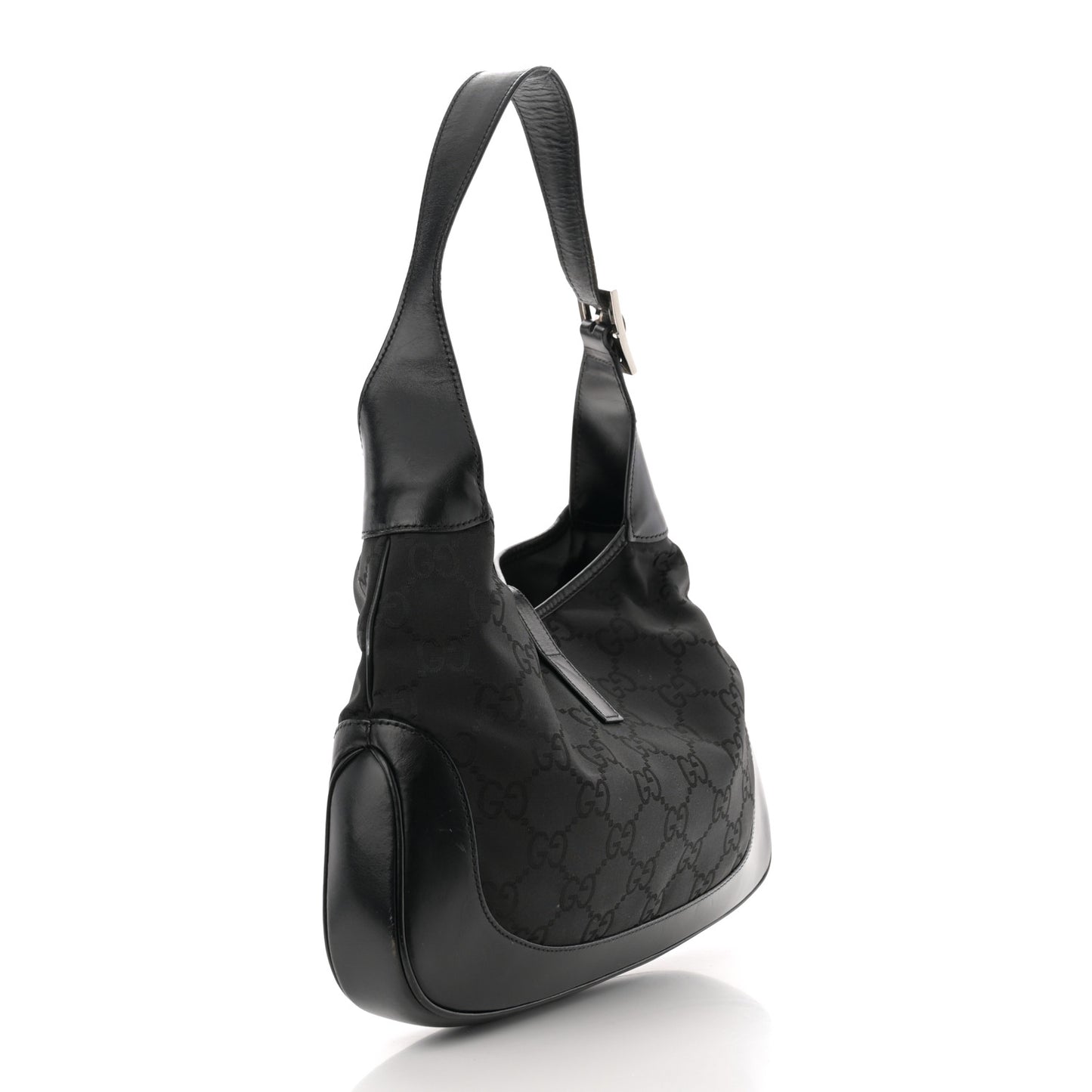 Monogram Small Jackie O Hobo Black