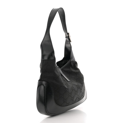 Gucci Monogram Small Jackie O Hobo Black 3 of 13