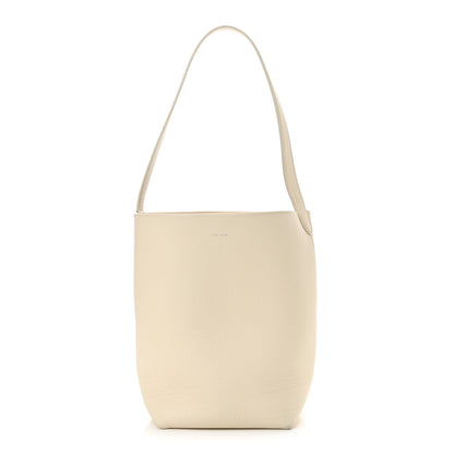The Row Grained Calfskin Medium N/S Park Tote Ivory 1 of 12