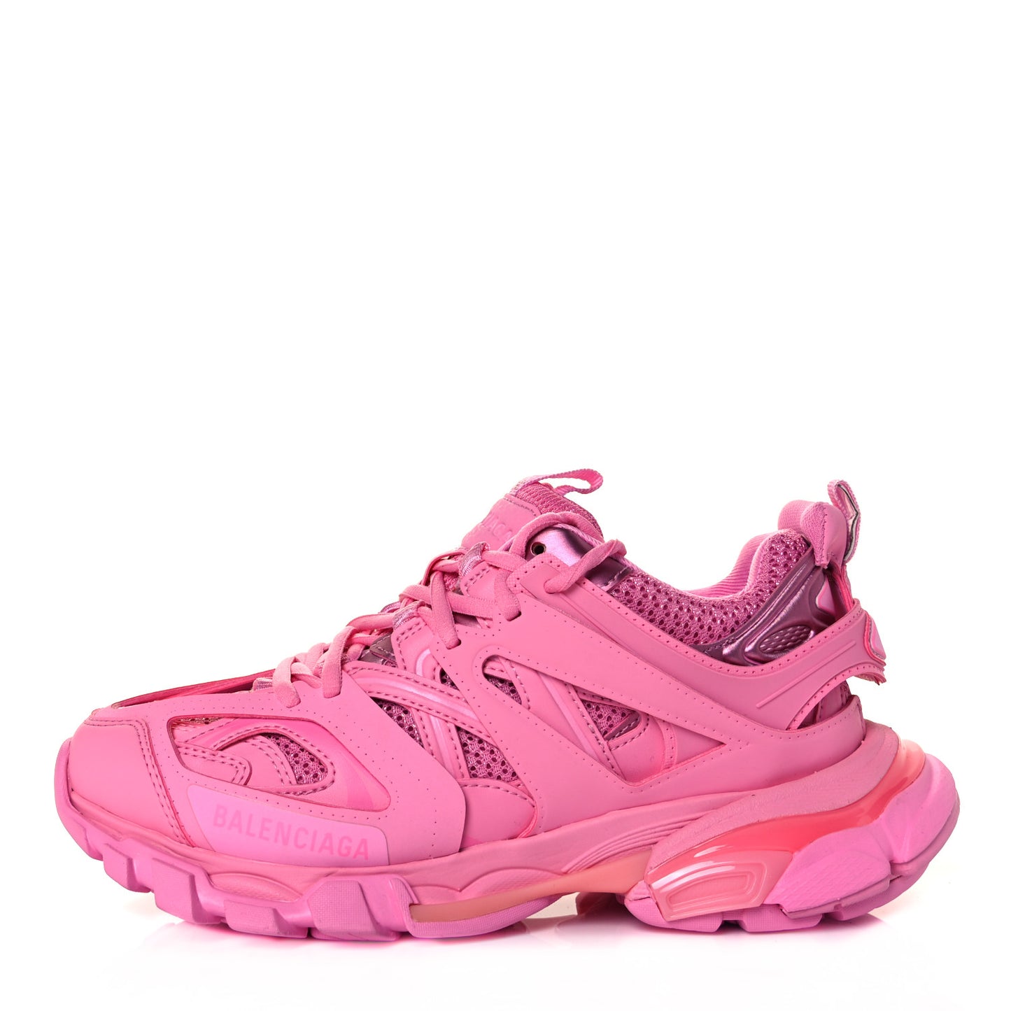Mesh Nylon Womens Track Sneakers 38 Pink