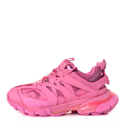 Balenciaga Mesh Nylon Womens Track Sneakers 38 Pink 1 of 9