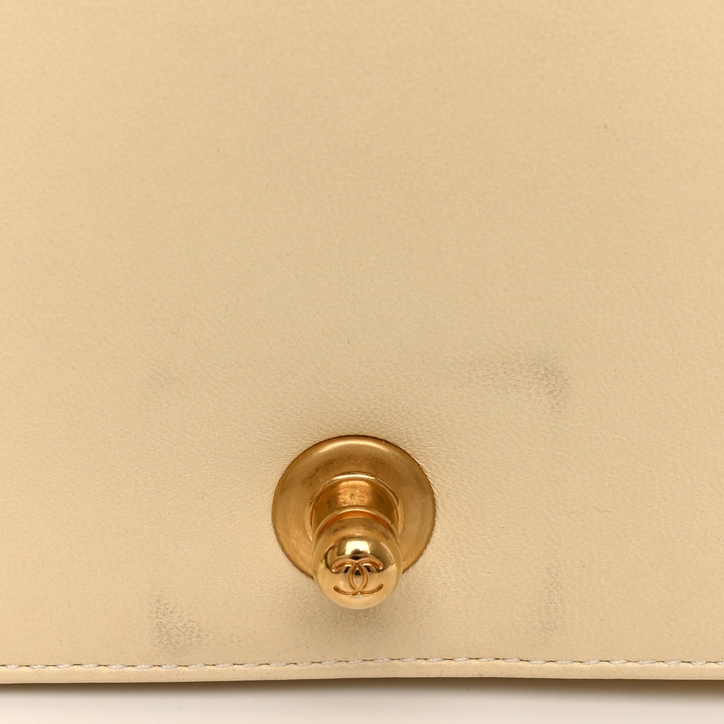 Lambskin Quilted Medium Boy Flap Light Beige