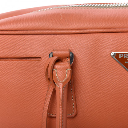 Prada Saffiano Bauletto Papaya 12 of 19