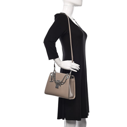 Chloe Shiny Calfskin Mini Annie Shoulder Bag Motty Grey 2 of 10