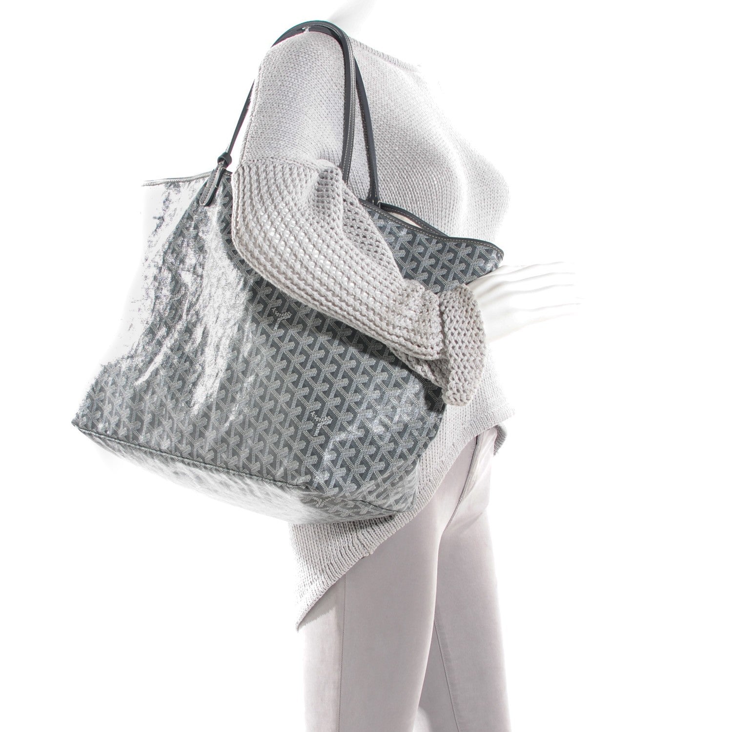 Goyard Goyardine Saint Louis GM Grey 2 of 9