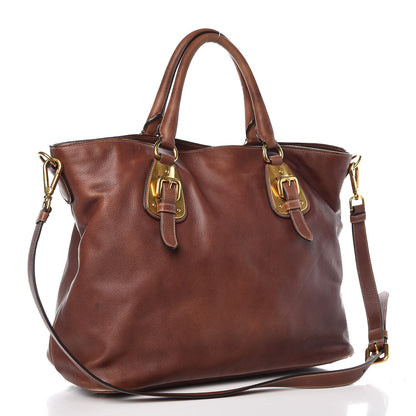 Prada Soft Calf Tote Nocciolo 4 of 14