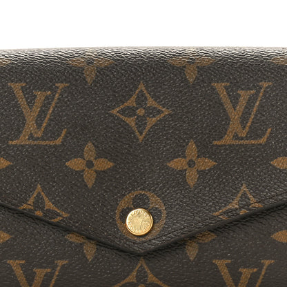 Louis Vuitton Monogram Sarah Wallet NM 7 of 9