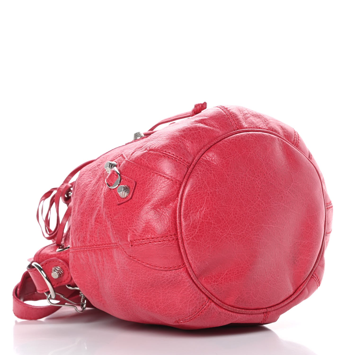 Balenciaga Agneau Giant 12 Silver Hardware Mini Pompon Rose Thulian 4 of 14