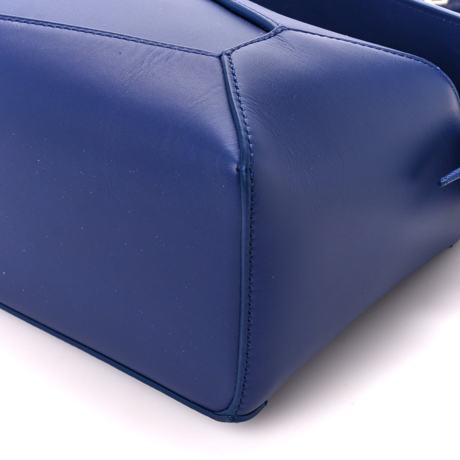 Loewe Satin Calfskin Monochrome Small Puzzle Edge Bag Navy 11 of 13