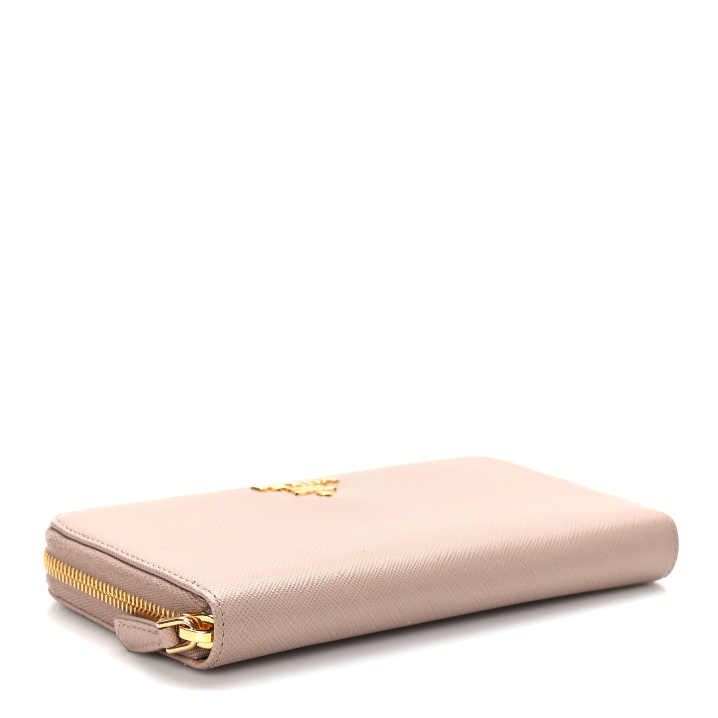 Saffiano Metal Zip Around Wallet Cipria