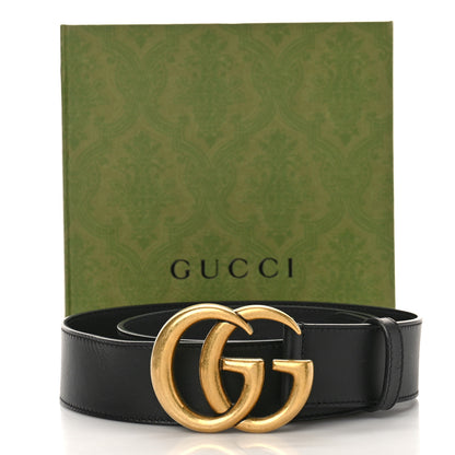 Gucci Calfskin Double G 40mm Belt 95 38 Black 8 of 8