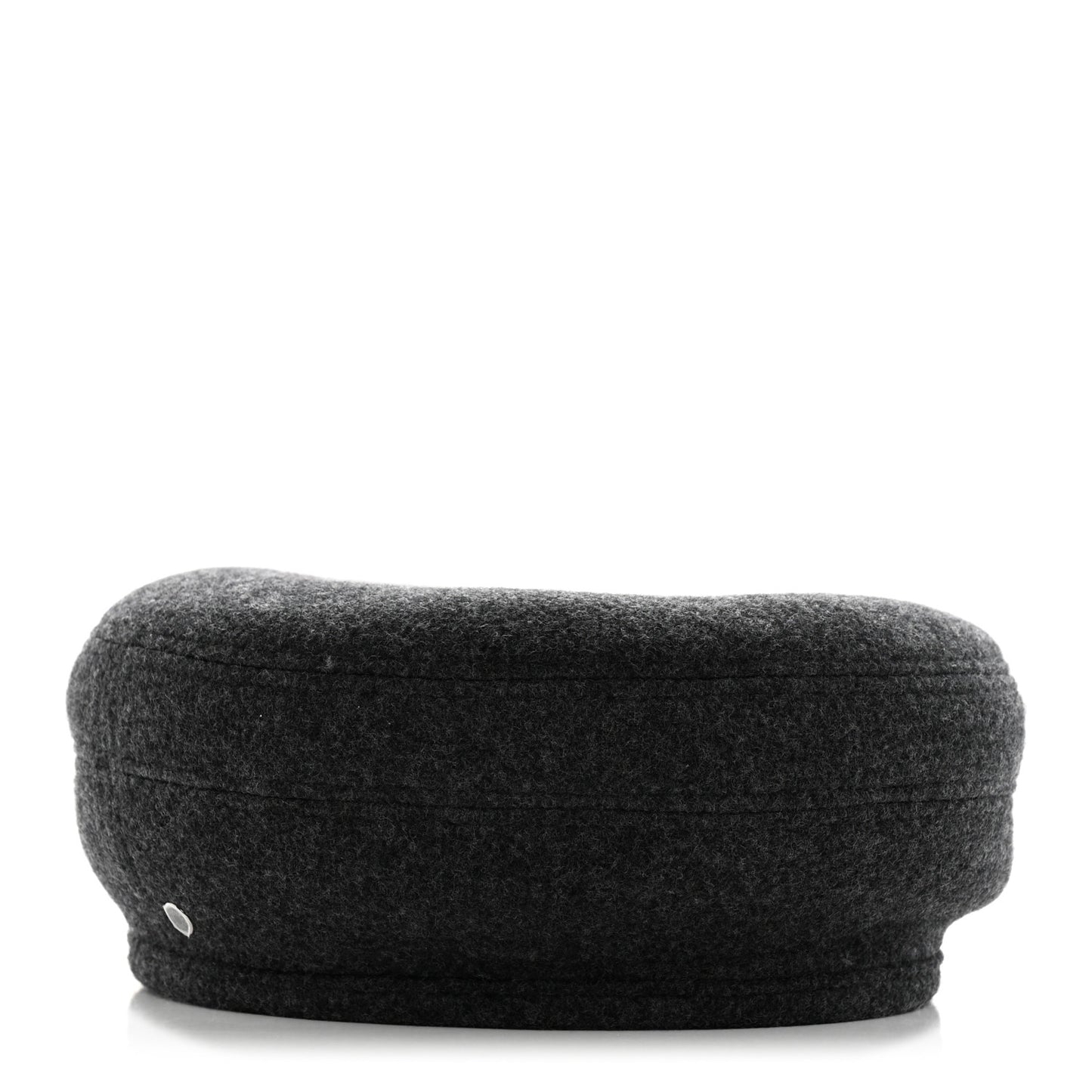 Wool Cashmere Saint Honore Clou De Selle Beret Black